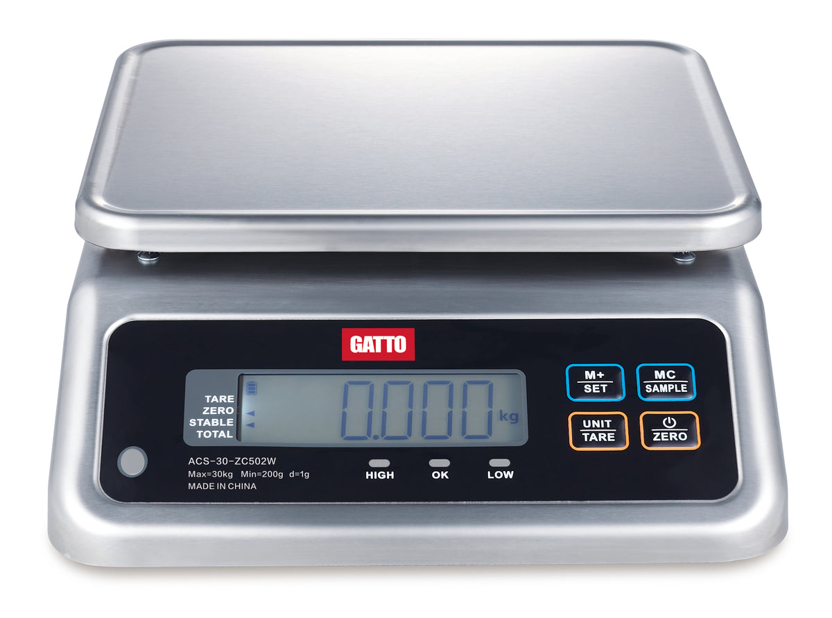 GATTO S/Steel Portion Control Scale - 20KG - IP67 Waterproof – catscatering