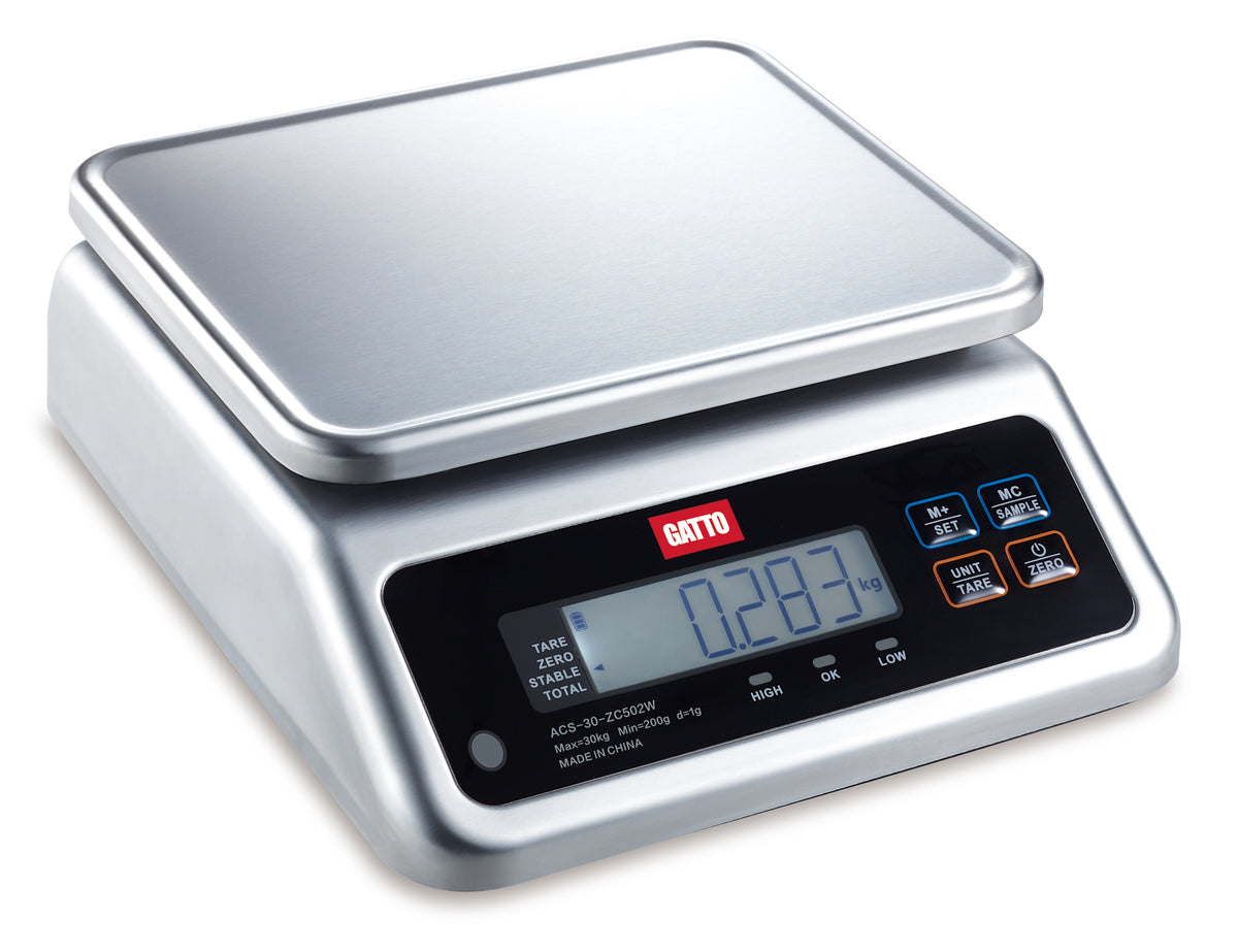 GATTO S/Steel Portion Control Scale - 20KG - IP67 Waterproof – catscatering