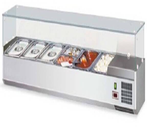 PACIFIC Pizza Ingredients Fridge Counter Top - 1200mm (Excl. Inserts ...